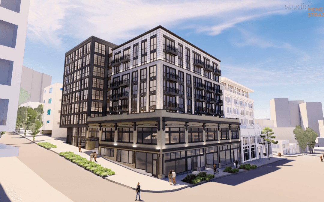 Meet the Overland, with 92 units and facade of old Auto Row building