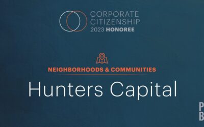 Community Excellence Recognized: Hunters Capital Awarded PSBJ’s Neighborhoods & Communities Award.